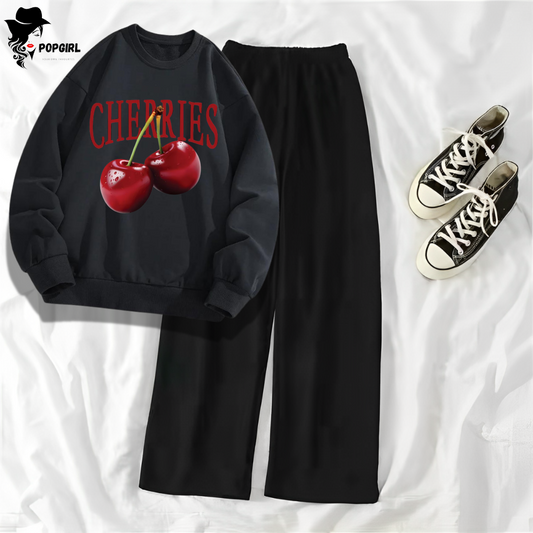 Women's Premium Sweatshirt And Pant Set