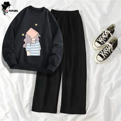 Women's Premium Sweatshirt And Pant Set