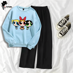 Women's Premium Sweatshirt And Pant Set