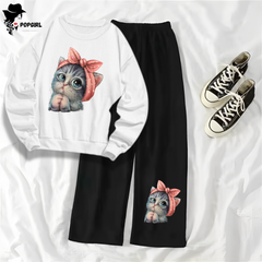 Women's Premium Sweatshirt And Pant Set