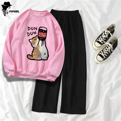 Women's Premium Sweatshirt And Pant Set