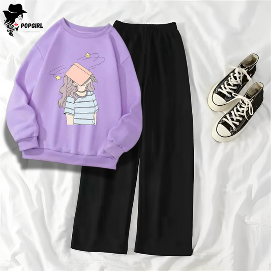 Women's Premium Sweatshirt And Pant Set