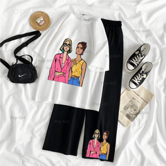 Women Summer Casual Two Piece Sets Outfits