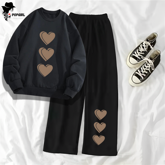Women's Premium Sweatshirt And Pant Set