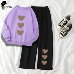 Women's Premium Sweatshirt And Pant Set