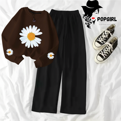 Women's Premium Sweatshirt And Pant Set