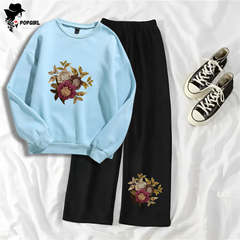 Women's Premium Sweatshirt And Pant Set