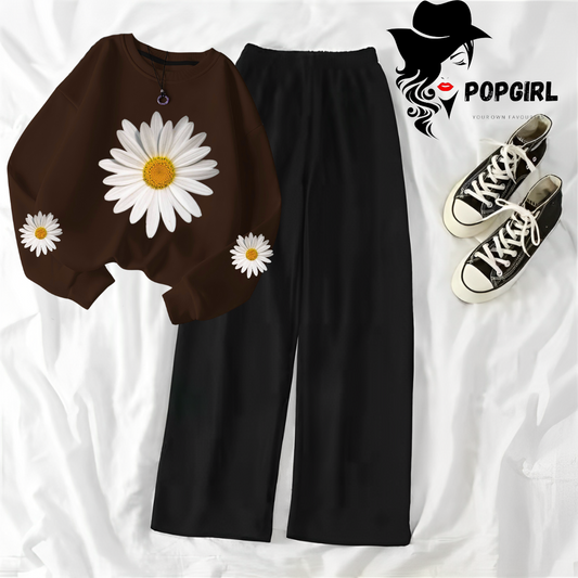 Women's Premium Sweatshirt And Pant Set
