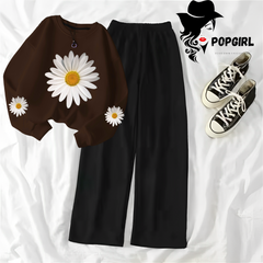 Women's Premium Sweatshirt And Pant Set