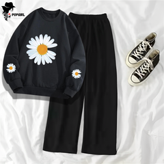 Women's Premium Sweatshirt And Pant Set