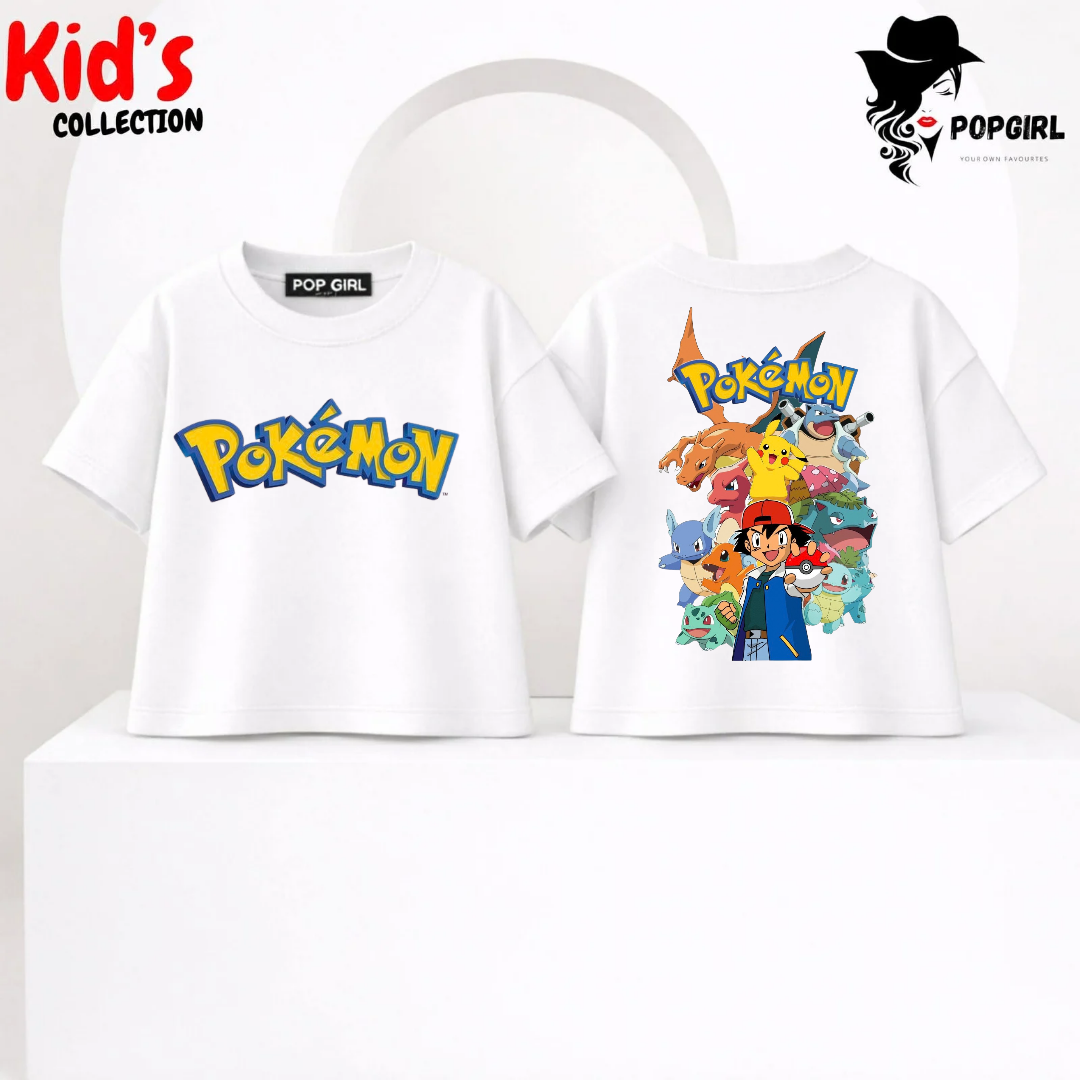 Kid's Drop Shoulder T shirt - Both Side Design