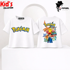 Kid's Drop Shoulder T shirt - Both Side Design
