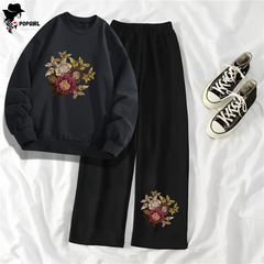 Women's Premium Sweatshirt And Pant Set