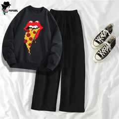 Women's Premium Sweatshirt And Pant Set