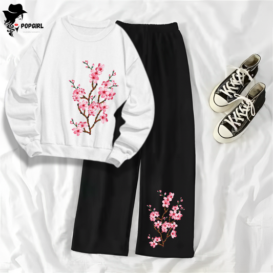 Women's Premium Sweatshirt And Pant Set